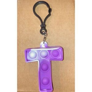☀️3/$9☀️ Letter “T” Fidget Toy Keychain